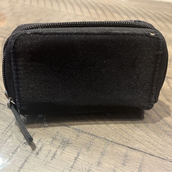 Vtg Y2K Jim Benton It's Happy Bunny NOT LISTENING Wallet Pink And Black 2000s - Picture 2 of 5